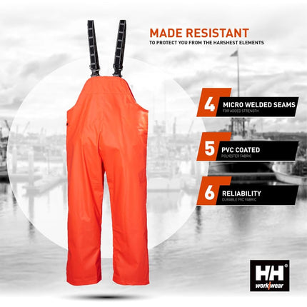 Helly-Hansen Mandal Bib 70529 Waterproof Overall 100% Waterproof