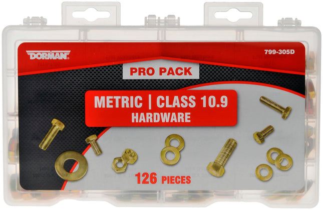 Dorman 799-305D Pro Pack Metric Class 10.9 Hardware - 126 Pieces