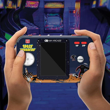 My Arcade Space Invaders Pocket Player Pro Handheld Portable Gaming System, Black [Electronic Game]
