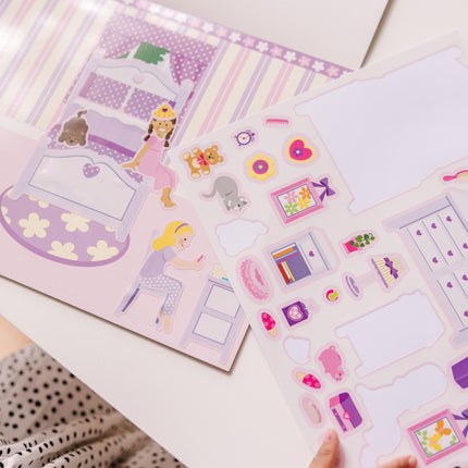Melissa & Doug Reusable Sticker Pad Set: Play House - 175+ Reusable Stickers Toddler Travel Toys, Sticker Book for Kids Ages 3+