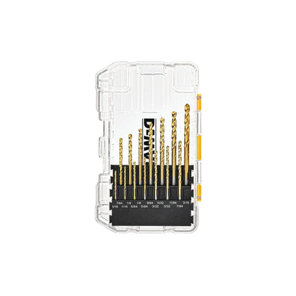 DEWALT (DW1361) Titanium Nitride Coated Drill Bit Set Pilot Tip 21 Piece