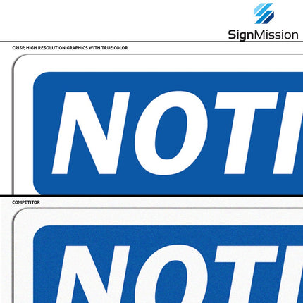 OSHA Notice Sign - Thin Ice & Open Water Stay Clear | Aluminum Sign | Protect Your Business, Construction Site, Warehouse & Shop Area | Made in The USA