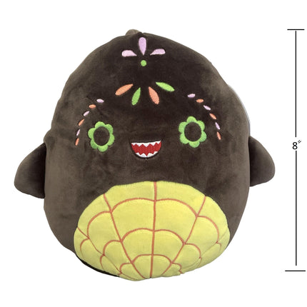 Squishmallows 8" Halloween - Officially Licensed Kellytoy Plush - Collectible Soft & Squishy Stuffed Animal Toy - Gift for Kids, Girls & Boys - 8 inch (Day of The Dead Oceana The Shark)