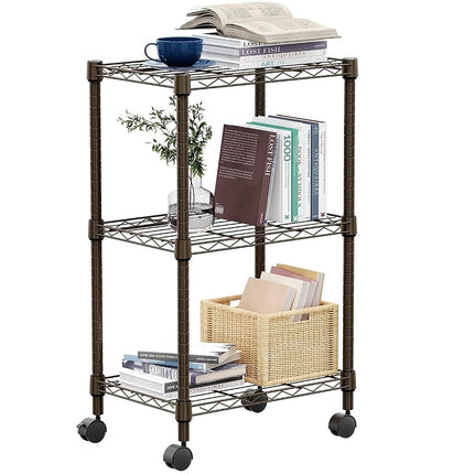 MZG 3 Tier Shelf Metal Storage Shelves Wire Rack C