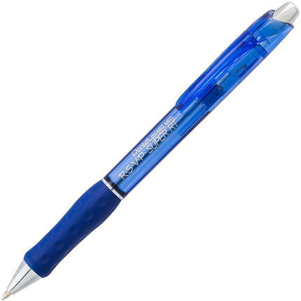 Pentel RSVP Super RT Ballpoint Pen, (1.0mm) Medium Line, Blue Ink, 2-Pk - BX480BP2C