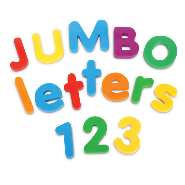 Learning Resources Jumbo Magnetic Letters and Numbers Combo (Set of 116)
