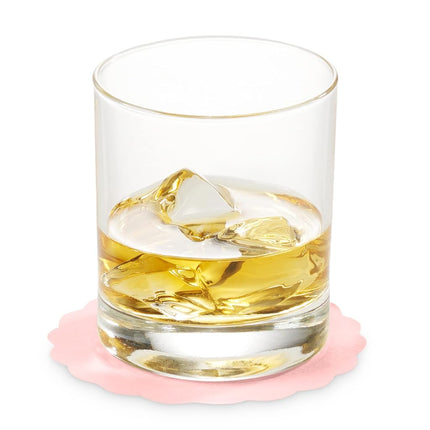 Disposable Pink Paper Coasters for Drinks, 3.5 Inch Round Coasters for Bar, Cocktail, Beverage, Wine Or Event, 500 Pack Bulk