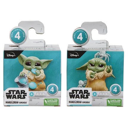 Star Wars Hasbro The Bounty Collection Series 4, 2-Pack Grogu Figures, Pesky Spiders, Cookie Eating, Ages 4 and Up, Multicolor, F5186
