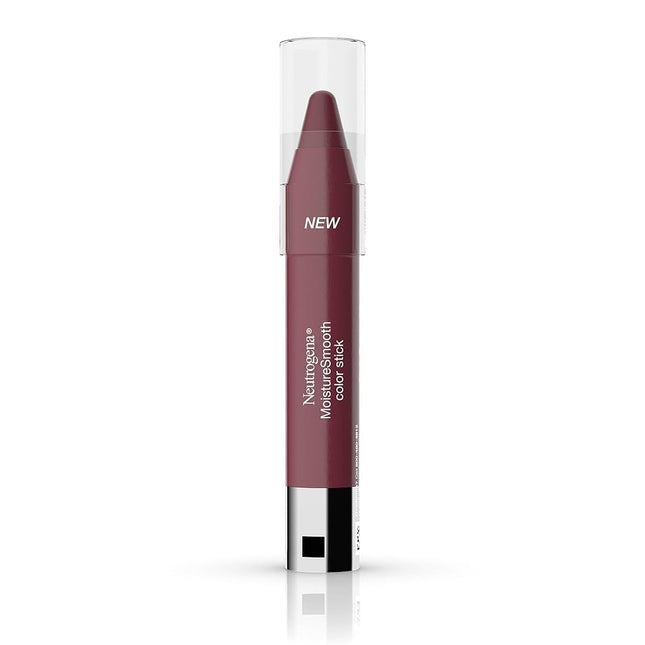 Neutrogena Moisturesmooth Color Lipstick, 80 Rich Raisin, .011 Oz.