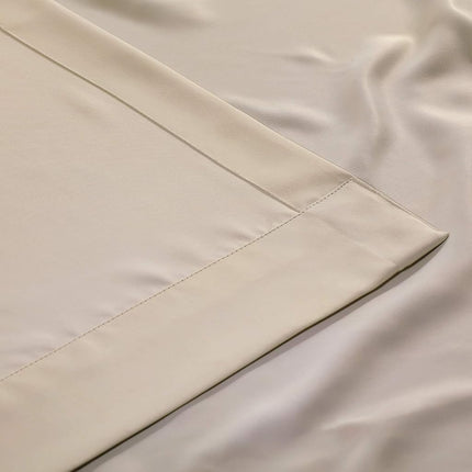 HPD Half Price Drapes Darkening Curtains 108 Inches Long for Bedroom & Living Room (1 Panel), 50 X 108, Egg Nog, Polyester Blend, 50" W x 108" L (Pack of 1)