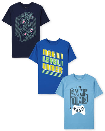 The Children's Place Boys Gaming Short Sleeve Grap