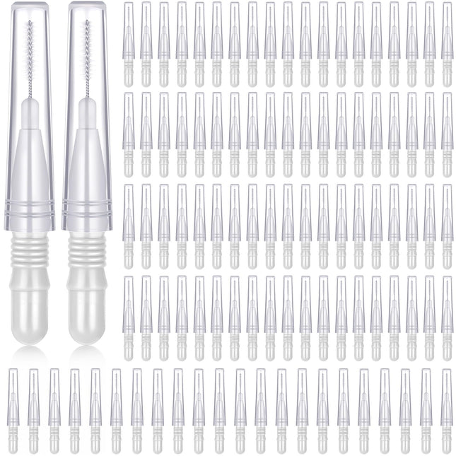 BBTO 100 Pcs Braces Dental Brush Flosser for Clean