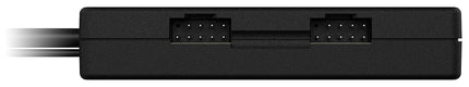 Corsair Internal 4-Port USB 2.0 Hub - 4x 9-Pin USB 2.0 Ports - Easy Magnetic Installation - Compatible with most Intel® and AMD® Motherboards - Black