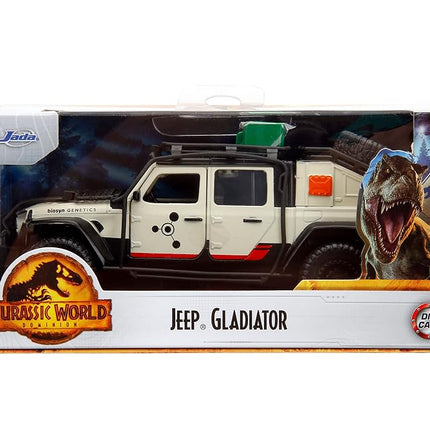 Jurassic World Dominion 1:32 Jeep Gladiator Die-Cast Car, Toys for Kids and Adults