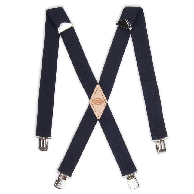 Dickies Men's 1-1/4 Solid Straight Clip Suspender,