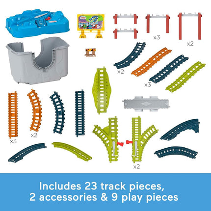 Thomas & Friends Connect & Build Track Bucket, 34-Piece Set