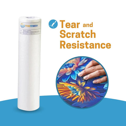 Printfinish Soft Touch Laminating Film Core Lamination Sheets - Scratch and Tear Resistant Lamination Films - Perfect for Business Cards Brochures Book Covers Business Cards