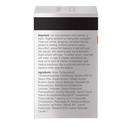 Neutrogena Rapid Tone Repair Retinol + Vitamin C Correcting Cream, Tone Evening Face & Neck Cream with Vitamin C, Retinol & Hyaluronic Acid for Dark Spots, Fine Lines & Wrinkles, 1.7 oz