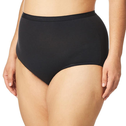 Bali womens2324Stretch Brief Panty Briefs - Black - X-Large (8)