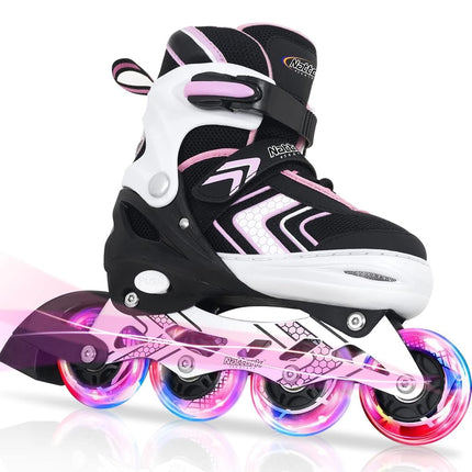 Nattork Inline Skates for Girls and Boys with Full