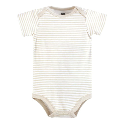 Grenouillères en Coton Unisexe pour Bébé Hudson Baby, Salopette Beige et Marine, 9-12 Mois