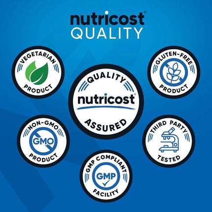 Nutricost Creatine Monohydrate Micronized Powder 500G, 5000mg Per Serv (5g) - 100 Servings for Endurance, Muscle Growth, Athletic Performance and Recovery