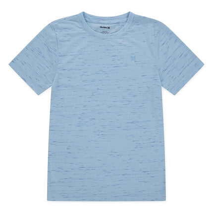 Hurley Boys' Soft Basic Cloud Slub T-Shirt, Blue Ice, 4T