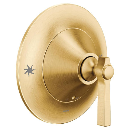 Moen TS2911BG Flara PosiTemp Pressure Balancing Tub and Shower Trim Kit Without Valve, Brushed Gold