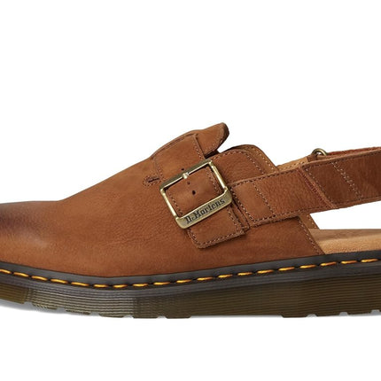 Dr. Martens Men's Jorge II Suede Slingback Mules, Desert Brown, 13 Women/12 Men