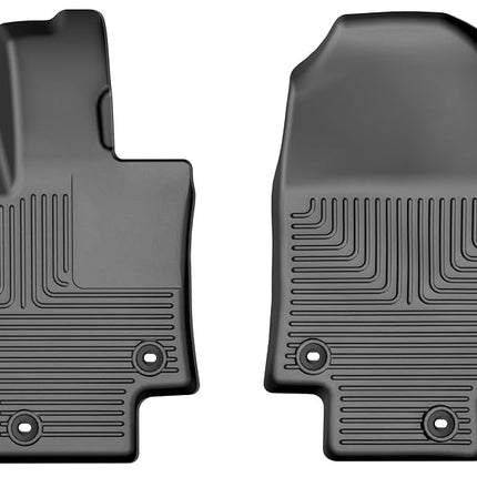 Tapis de sol Husky Liners X-act Contour | Convient aux Toyota Grand Highlander 2024 - 2026 | Première rangée, 2 pièces, noir - 54261