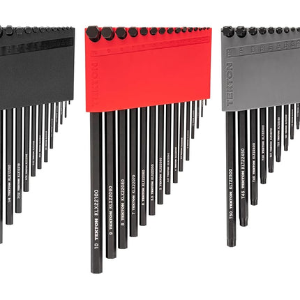 TEKTON Flat End Hex and Star L-Key Set with Holder, 41-Piece (0.050-3/8 in., 1.3-10 mm, T6-T50) | KEY91003
