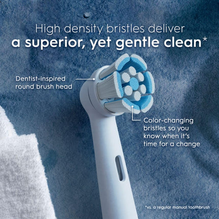 Oral-B iO Series Gentle Care Replacment Brush Head Series Electric Toothbrushes, White, 4 Count