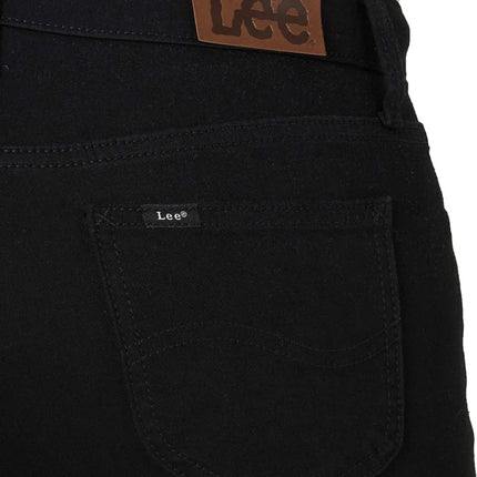Lee Women's Legendary Mid Rise Straight Leg Jean, Black, 18 Long