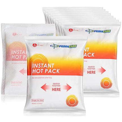 Primacare PHP-45 Instant Hot Pack with Cover Size 4" x 5" (Pack of 24)