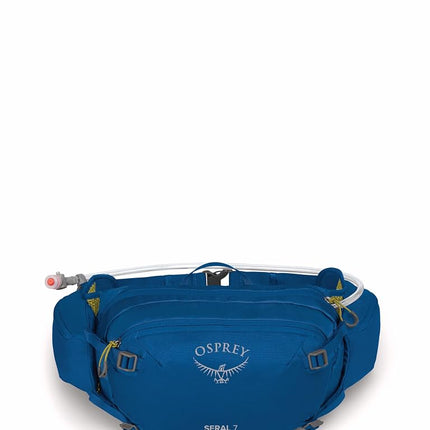 Osprey Seral 7L Unisex Biking Waist Pack with Hydraulics Reservoir, Postal Blue