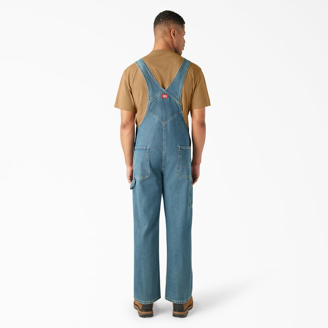 Dickies Men's Indigo Bib Overalls Coveralls, Medium Heritage Tint, 44W / 36L