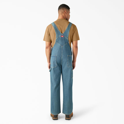 Dickies Mens Indigo Bib Overalls, Medium Heritage Tint, 36W x 32L