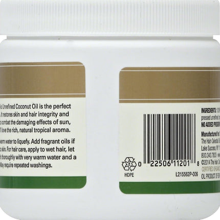 Spectrum Essential Unrefined Organic Coconut Oil Bodycare, 15 Fluid Ounce