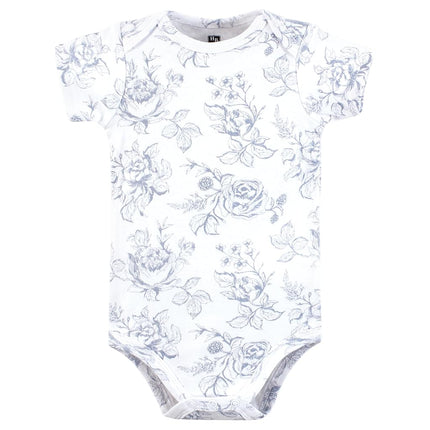 Hudson Baby Mamelucos de algodón unisex para bebé, Toile Floral, 6-9 meses
