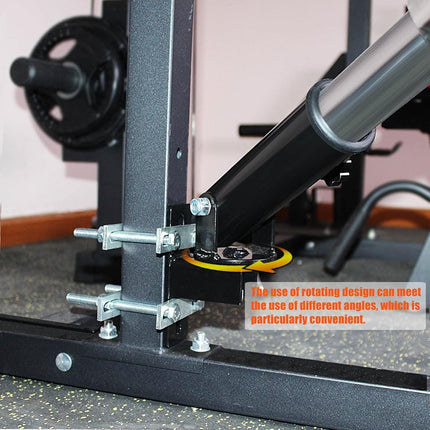 T Bar Row Platform Landmine Attachments for Squate Rack or Wall Mount Fits 2-inch Olympic Barbell, Landmine Base Gym Equipment, Power Cage Landmine for Almost of Power Rack (Style 2)