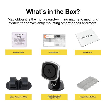 SCOSCHE MAGSAFE Magnetic Window/Dash Suction Mount for Mobile