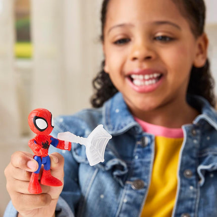Spidey and his Amazing Friends Marvel Web-Slinging Adventure Set, Spider-Man Action Figures, Grün