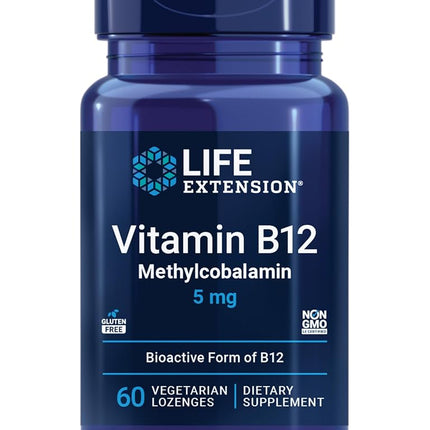 Life Extension Methylcobalamin 5 Mg, 60 Dissolving