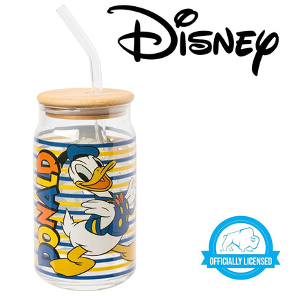 Silver Buffalo Disney Princesses Spring Floral, Glass Tumbler, 16oz