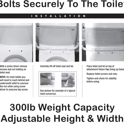 Carex Health Brands Toilet Safety Frame