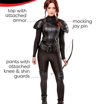 Rubies Official Adult's Katniss Rebel Costume The Hunger Games - X-Small Halloween