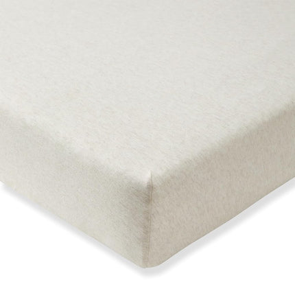 Sábana ajustable sólida de algodón orgánico BEESNUG de Burts Bees Baby - Se adapta a la cama estándar unisex y colchón para niños pequeños, artículos esenciales para bebés, 28 x 52 x 5.5 pulgadas