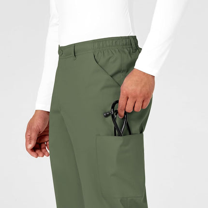 WONDERWINK Men's Petite Plus Cargo Pant, Hunter Green, 3X-Large Short