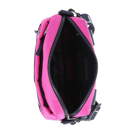 Nautica Nylon Bean Crossbody/Belt Bag with Adjustable Shoulder Strap, Hot Pink, Hot Pink