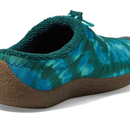 KEEN Women's Howser 3 Slide Comfy Durable Slippers, Sea Moss Tie Dye, 3.5 UK